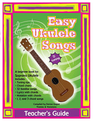 Easy Ukulele Songs in D Guitar and Fretted sheet music cover Thumbnail